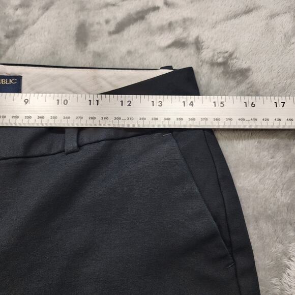 Banana Republic Pants Womens 2P PETITE Black Low Rise Flare Leg Office Preppy - Picture 8 of 12